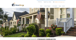 Desktop Screenshot of homestrongusa.org